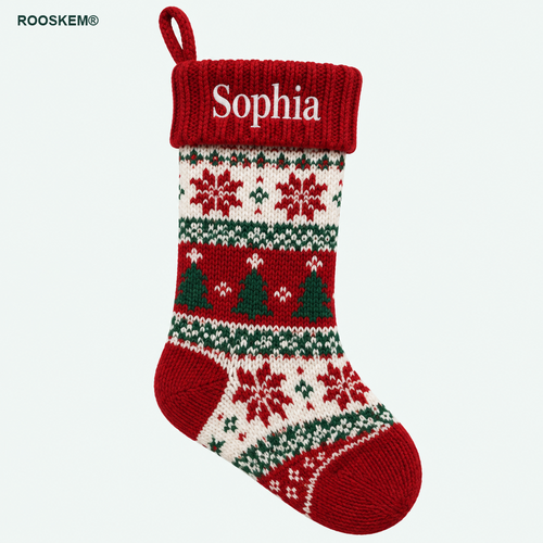 ROOSKEM® Personalized Knit Christmas Stocking — shoppilot-15a265d3-6eb9-4875-822d-bba5dd0ee237 — 1