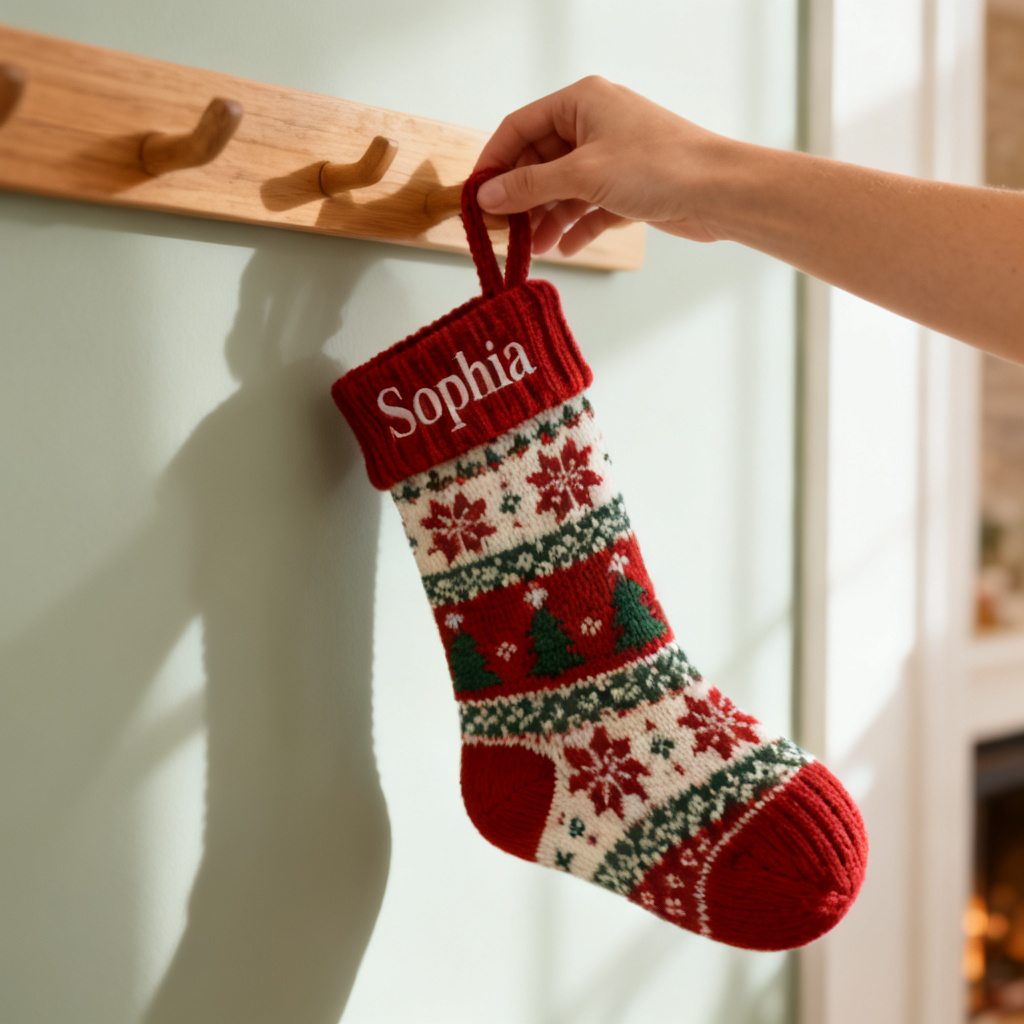 ROOSKEM® Personalized Knit Christmas Stocking — shoppilot-15a265d3-6eb9-4875-822d-bba5dd0ee237 — 4