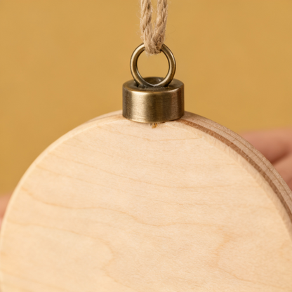ROOSKEM® Personalized Wooden Christmas Ornament — shoppilot-b9c152de-65f9-42d4-80c9-2f03114cef3f — 2