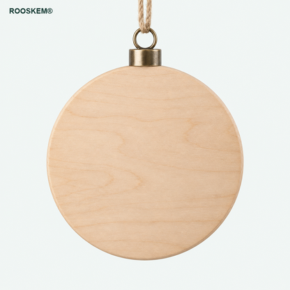ROOSKEM® Personalized Wooden Christmas Ornament — shoppilot-b9c152de-65f9-42d4-80c9-2f03114cef3f — 1