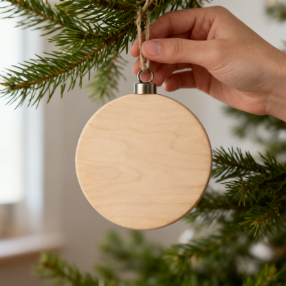 ROOSKEM® Personalized Wooden Christmas Ornament — shoppilot-b9c152de-65f9-42d4-80c9-2f03114cef3f — 4