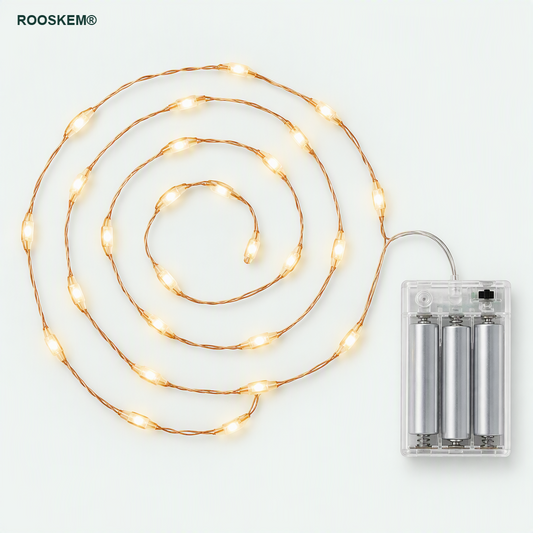 ROOSKEM® Battery-Operated LED Fairy Lights with Timer — shoppilot-9f6e0d50-6881-45f4-b9ba-19ee6e56349b — 1