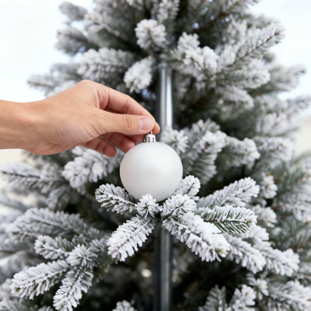 ROOSKEM® Unlit Snow-Flocked Artificial Christmas Tree — shoppilot-38b69e27-f7a8-4aad-b362-49cb8750ed84 — 4