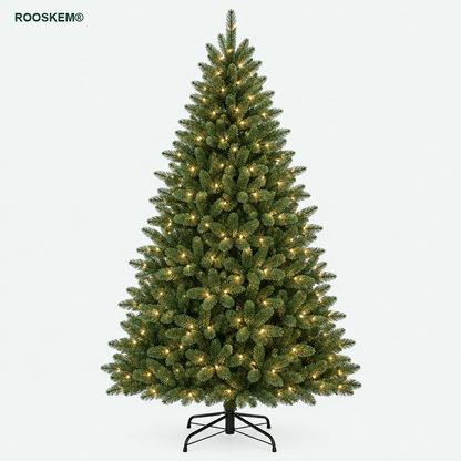 ROOSKEM® Pre-Lit Artificial Christmas Tree with Warm White Lights — shoppilot-956baab7-b2c5-4a7c-b4aa-943080d50dab — 1
