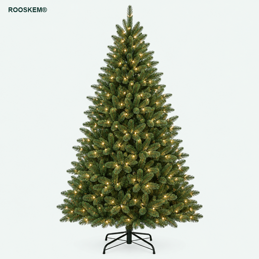 ROOSKEM® Pre-Lit Artificial Christmas Tree with Warm White Lights — shoppilot-956baab7-b2c5-4a7c-b4aa-943080d50dab — 1