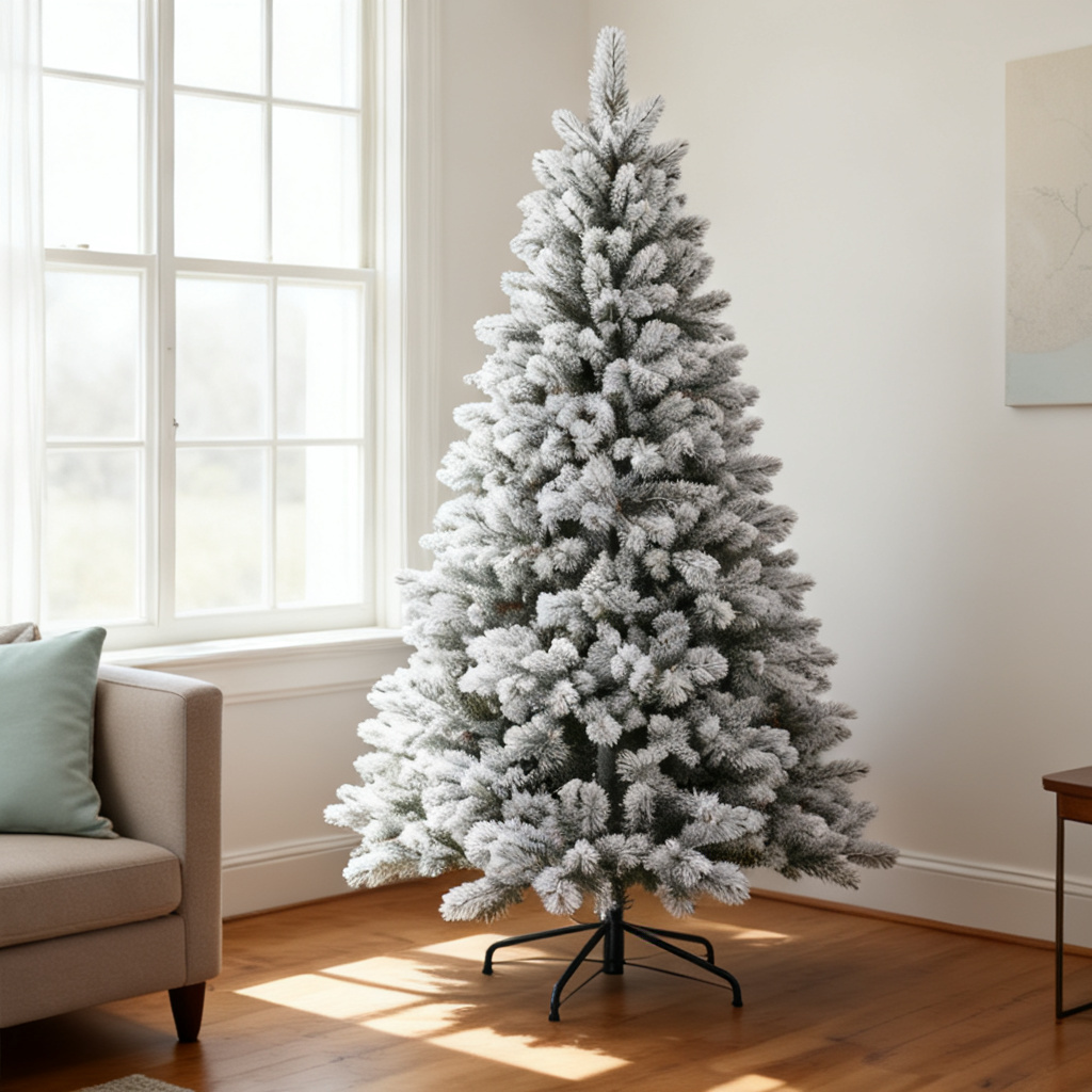 ROOSKEM® Unlit Snow-Flocked Artificial Christmas Tree — shoppilot-38b69e27-f7a8-4aad-b362-49cb8750ed84 — 3