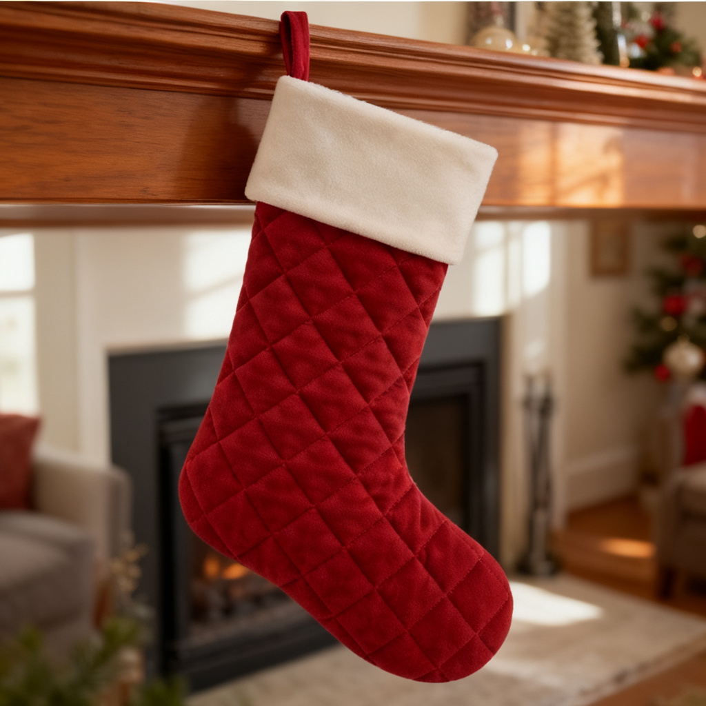 ROOSKEM® Quilted Christmas Stocking with Cuff — shoppilot-8cb4e526-d0a7-4714-9a66-4db06eff84bd — 3