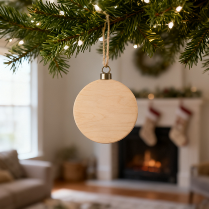 ROOSKEM® Personalized Wooden Christmas Ornament — shoppilot-b9c152de-65f9-42d4-80c9-2f03114cef3f — 3